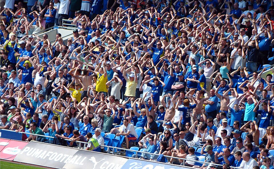 Saques de esquina en un estadio de Premier League